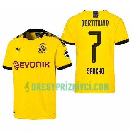 Fotbalový Dres Borussia Dortmund Jadon Sancho 7 Domácí 2019-2020